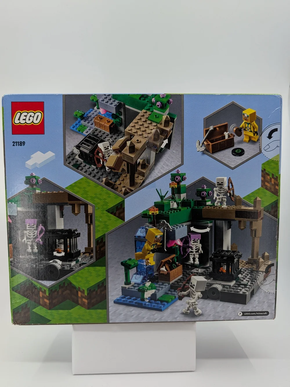 LEGO 21189 Minecraft The Skeleton Dungeon Building Set, Sealed